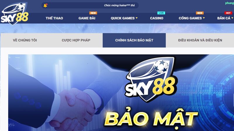 Những thông tin quan trọng người chơi cần cung cấp cho nhà cái Sky88